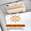 Hộp Đựng Mắt Kính 2 Ngăn SEAMETAL Bằng Da Đa Năng - Gắn Tấm Che Nắng Xe Hơi 5