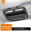 Hộp Đựng Mắt Kính 2 Ngăn SEAMETAL Bằng Da Đa Năng - Gắn Tấm Che Nắng Xe Hơi 9