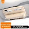Hộp Đựng Mắt Kính 2 Ngăn SEAMETAL Bằng Da Đa Năng - Gắn Tấm Che Nắng Xe Hơi 10