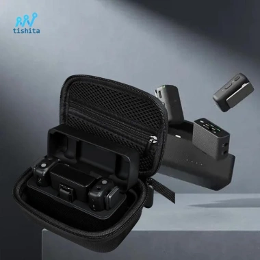 Hộp Đựng Mic Chống Sốc, Chống Thấm Nước, Có Tay Cầm Túi Du Lịch Bảo Vệ