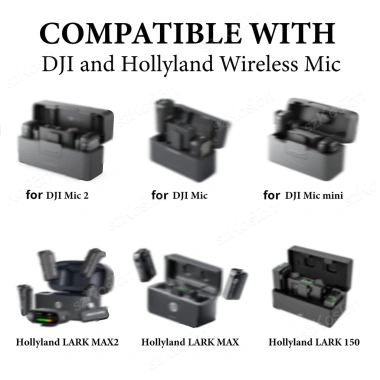 Hộp Đựng Micro DJI Mic 3, Mic 2, Mic Mini, Lark MAX 2 Túi Vỏ Cứng Bảo Quản