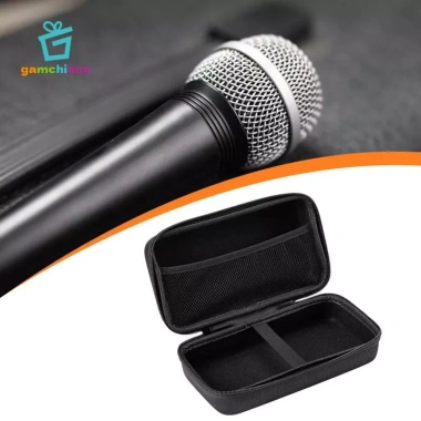 Hộp đựng micro không dây EVA, công suất lớn, chống nước, dây kéo, mic đôi du lịch 3
