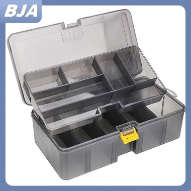 Hộp Đựng Mồi Câu Cá Hai Tầng Nhựa PP Xám - Giá Chỉ 158.975₫