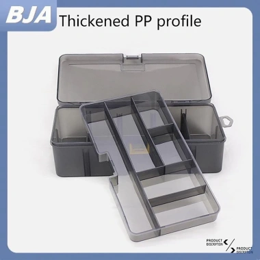 Hộp Đựng Mồi Câu Cá Hai Tầng Nhựa PP Xám - Giá Chỉ 158.975₫
