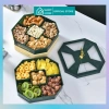 Hộp Đựng Mứt và Khay Bánh Kẹo Tết 3 Tầng Xanh Vàng Cao Cấp - Mẫu Mới Nhất, Giá 119k Loại 1