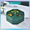 Hộp Đựng Mứt và Khay Bánh Kẹo Tết 3 Tầng Xanh Vàng Cao Cấp - Mẫu Mới Nhất, Giá 119k Loại 1 3