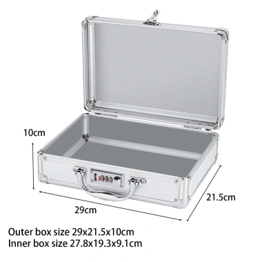 Hộp đựng nhôm cao cấp, hộp dụng cụ hợp kim, phụ kiện lớn cho gia đình - 268.400₫