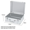 Hộp đựng nhôm cao cấp, hộp dụng cụ hợp kim, phụ kiện lớn cho gia đình - 268.400₫ 4