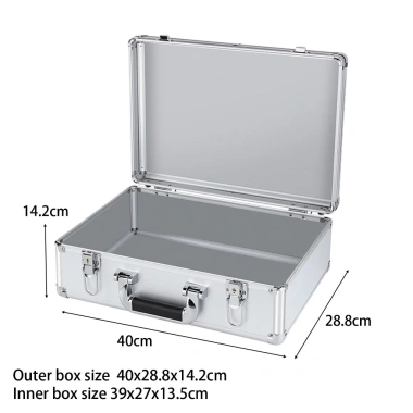 Hộp đựng nhôm cao cấp, hộp dụng cụ hợp kim, phụ kiện lớn cho gia đình - 268.400₫