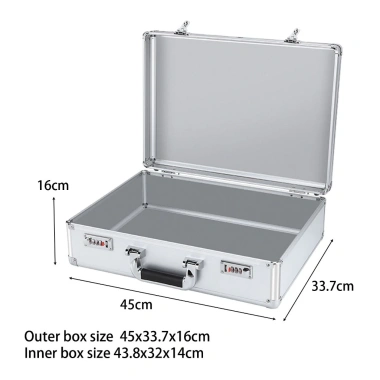 Hộp đựng nhôm cao cấp, hộp dụng cụ hợp kim, phụ kiện lớn cho gia đình - 268.400₫