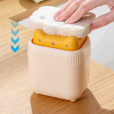 Hộp đựng nước rửa chén Kitten – Bồn rửa tay, xà phòng ép, 61.600₫, giao nhanh