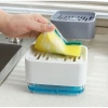 Hộp Đựng Nước Rửa Chén + Miếng Mút Bọt Biển - Giá 60.000 Tiết Kiệm & Tiện Lợi