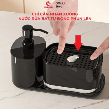 Hộp Đựng Nước Rửa Chén Modeco 2.024 Tự Động Nhả Nước Rửa Bát, Nhựa ABS Cao Cấp, Giá Ưu Đãi 181.300 VND 7