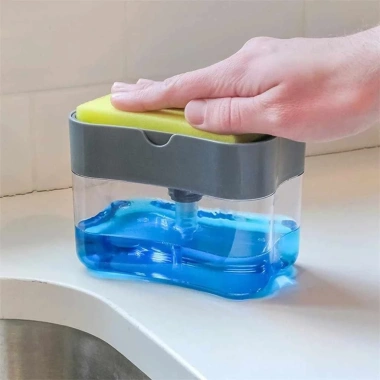 Hộp đựng nước rửa chén thông minh trong suốt tạo bọt tiện lợi, giá chỉ 29.000₫