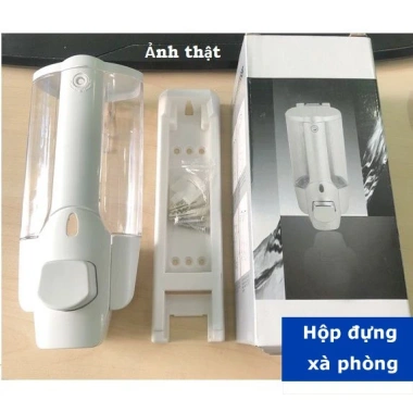 Hộp đựng nước rửa tay treo tường dạng nhấn tiện dụng cho nhà bếp và phòng tắm - chỉ 89.000₫