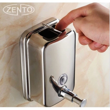 Hộp đựng nước rửa tay xà phòng nhấn treo tường inox - Giá chỉ 188.000 VND, giảm 22%