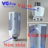 Hộp Đựng Nước Rửa Tay Xinda ZQ138 Nhựa ABS Treo Tường 380ml Giá Ưu Đãi 66.000₫ 3