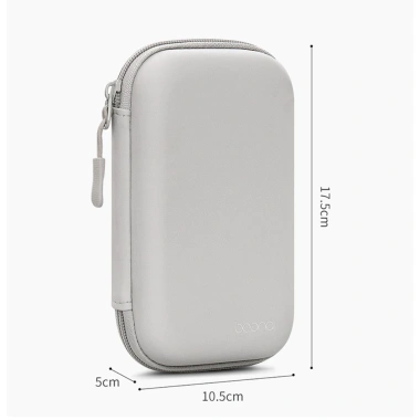 Hộp Đựng Ổ Cứng và Sạc Dự Phòng Da PU Cứng, Đựng Phụ Kiện Sạc Boona - 120k 2