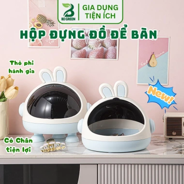 Hộp Đựng Phụ Kiện Dễ Thương Cho Bàn Thỏ Phi Hành Gia 3 Chân Bigreen - Giá Ưu Đãi 135k