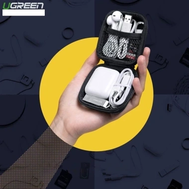 Hộp đựng phụ kiện Ugreen 40.816 chống sốc chống nước - Đựng tai nghe, cáp sạc, USB, giá chỉ 65.000 VNĐ