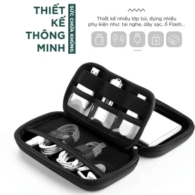 Hộp đựng phụ kiện UGREEN LP128 Chống sốc chống nước bảo quản tai nghe thẻ nhớ cáp USB 50.274 70.576 70.577