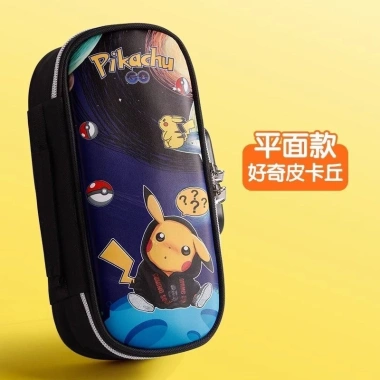 Hộp Đựng Pikachu Bé Trai Dung Lớn, Khóa Mã Đa Năng cho Học Sinh THCS và Tiểu học 8