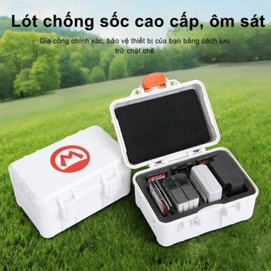 Hộp Đựng Pin Máy Ảnh Chống Ẩm, Ngăn Riêng Pin và Thẻ Nhớ, Bảo Vệ - Giá 21.000đ 3