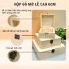 Hộp Đựng Quà Gỗ Cao Cấp 6cm Có Khóa và Bản Lề Chắc Chắn - Sang Trọng Đa Size 2