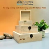 Hộp Đựng Quà Gỗ Cao Cấp 6cm Có Khóa và Bản Lề Chắc Chắn - Sang Trọng Đa Size 4