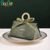 Hộp Đựng Quà Phối Nơ Ruy Băng, Tay Cầm Gỗ - Đựng Kẹo, Trang Sức, Mỹ Phẩm 2