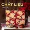 Hộp đựng quà tặng Hồng Cẩm 36x36x10 BST Gấm Vóc Lụa TETTA - Cao cấp Thanh nhã 2