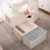 Hộp đựng quần áo 11‑12 ngăn có nắp, túi vải gấp gọn tiện lợi cho đồ lót, tất vớ – KOMOKI 17.000đ 8