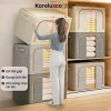 Hộp đựng quần áo 130L khung thép, Oxford chống thấm, đáy bền, gấp gọn tiện lợi