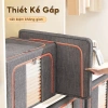 Hộp đựng quần áo 130L khung thép, Oxford chống thấm, đáy bền, gấp gọn tiện lợi 6