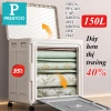 Hộp Đựng Quần Áo Gấp Gọn Cỡ Lớn Có Bánh Xe - Thùng Gia Đình Kín Đáo, Chống Bụi 489k 2