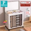 Hộp Đựng Quần Áo Gấp Gọn Cỡ Lớn Có Bánh Xe - Thùng Gia Đình Kín Đáo, Chống Bụi 489k 3