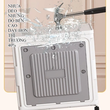 Hộp Đựng Quần Áo Gấp Gọn Cỡ Lớn Có Bánh Xe - Thùng Gia Đình Kín Đáo, Chống Bụi 489k 4