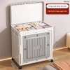 Hộp Đựng Quần Áo Gấp Gọn Cỡ Lớn Có Bánh Xe - Thùng Gia Đình Kín Đáo, Chống Bụi 489k 9