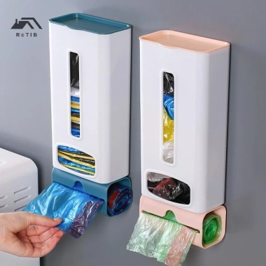 Hộp đựng rác nhựa treo tường có nắp đậy - Giải pháp gọn gàng cho phòng tắm và bếp, giảm 22%