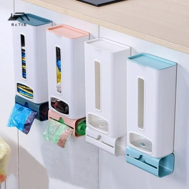 Hộp đựng rác nhựa treo tường có nắp đậy - Giải pháp gọn gàng cho phòng tắm và bếp, giảm 22%