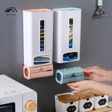 Hộp đựng rác nhựa treo tường có nắp đậy - Giải pháp gọn gàng cho phòng tắm và bếp, giảm 22%
