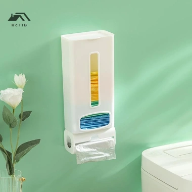 Hộp đựng rác nhựa treo tường có nắp đậy - Giải pháp gọn gàng cho phòng tắm và bếp, giảm 22%