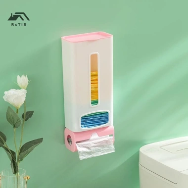 Hộp đựng rác nhựa treo tường có nắp đậy - Giải pháp gọn gàng cho phòng tắm và bếp, giảm 22%