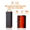 Hộp Đựng Rượu Vang Da Đơn Epvina Box Đen Viền Cam - 4 Phụ Kiện, Giá 149.000 VND