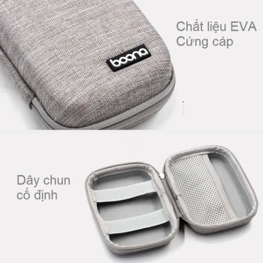 Hộp đựng sạc cáp iPhone, tai nghe, thẻ nhớ - Form cứng Baona F001‑F004, chỉ 89k 4 Hộp đựng sạc cáp iPhone, tai nghe, thẻ nhớ - Form cứng Baona F001‑F004, chỉ 89k 4