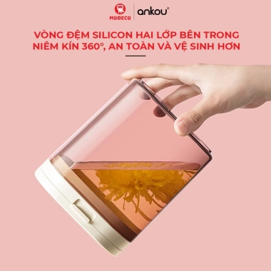 Hộp Đựng Sữa Bột ANKOU Chính Hãng - Hút Chân Không, Chống ẩm, Không BPA - Giá 200k (Giảm từ 240k) 5
