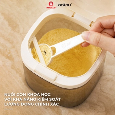 Hộp Đựng Sữa Bột ANKOU Chính Hãng - Hút Chân Không, Chống ẩm, Không BPA - Giá 200k (Giảm từ 240k) 6