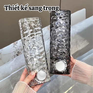 Hộp Đựng Sữa Tắm Dầu Gội Gắn Tường Modeco Cao Cấp 450ml Nhựa ABS Bền Không Khoan Đục