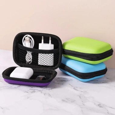 Hộp Đựng Tai Nghe Mini Tiện Lợi, Túi Đựng Cáp Sạc Nhỏ Gọn - Phụ Kiện Bảo Vệ