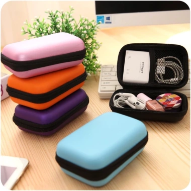 Hộp Đựng Tai Nghe Mini Tiện Lợi, Túi Đựng Cáp Sạc Nhỏ Gọn - Phụ Kiện Bảo Vệ